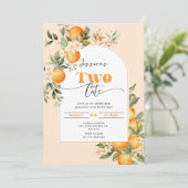 Invitation Petite mignonne Deux mignonnes fête de 2e annivers (Debout devant)