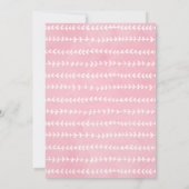 Invitation Petite Miss ONE derful Floral Anniversaire Invitat (Dos)