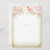 Invitation Petite Miss Onederful Anniversaire, 1er anniversai (Dos)