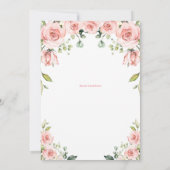 Invitation Petite Miss Onederful Anniversaire, 1er anniversai (Dos)