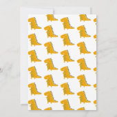 Invitation Petite Mister ONEderful Dinosaures Anniversaire du (Dos)