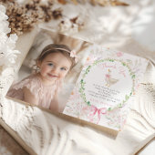 Invitation Petite oie Blush rose photo
