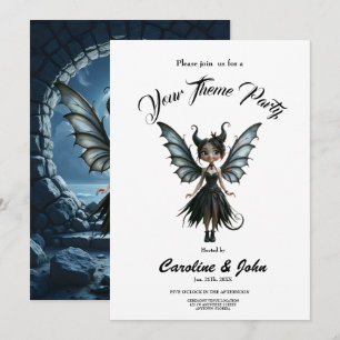 Invitation Petite Ombre Lunair, la Féerique Gothique Mignonne
