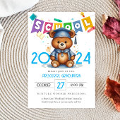 Invitation Petite ours de fin d'année Gardergarten Graduation