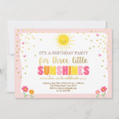 Invitation Petite partie de joint d'invitation d'anniversaire (Devant)