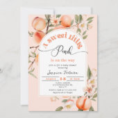 Invitation Petite pêche douce est sur le chemin baby shower (Devant)