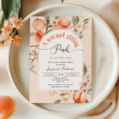 Invitation Petite pêche douce est sur le chemin baby shower