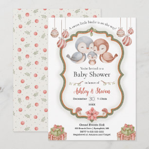 Invitation Petite petite baby shower de bouleau douce invitat
