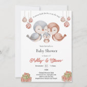 Invitation Petite petite baby shower de bouleau douce invitat (Devant)