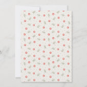 Invitation Petite petite baby shower de bouleau douce invitat (Dos)