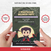 Invitation Petite petite vampire garçon Halloween fêter invit