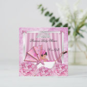 Invitation Petite princesse Baby shower fille Africaine Améri (Debout devant)