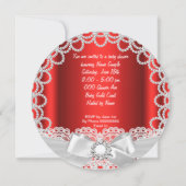 Invitation Petite princesse Baby shower mignonne bébé fille r (Dos)