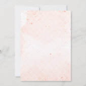 Invitation Petite princesse Ours Bearly Wait Girl Baby shower (Dos)