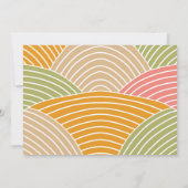 Invitation Petite récolte agricole Scarecrow Photo 1er annive (Dos)