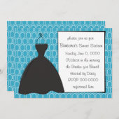 Invitation Petite robe noire (Devant / Derrière)