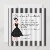 Invitation petite robe noire (Devant)