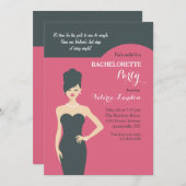 Invitation Petite Robe Noire (Devant / Derrière)