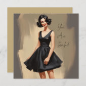 Invitation Petite robe noire (LBD) : Beauté sous-estimée (Devant / Derrière)