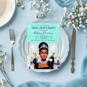 Invitation Petite robe noire mariée & Co Fête des mariées gla