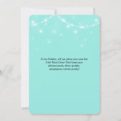 Invitation Petite robe noire mariée & Co Fête des mariées gla (Dos)