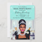 Invitation Petite robe noire mariée & Co Fête des mariées gla (Devant)