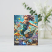 Invitation Petite Sirène (Debout devant)