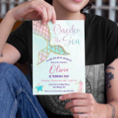 Invitation Petite Sirène ONE der The Sea 1er Anniversaire