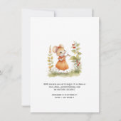 Invitation Petite souris Whimsical dans le Baby shower du jar (Dos)