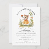 Invitation Petite souris Whimsical dans le Baby shower du jar (Devant)