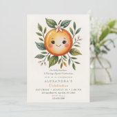 Invitation Petite Thème de Fête Citrus (Debout devant)