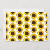 Invitation Petite tournesol 2e photo d'anniversaire (Dos)