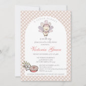 Invitation Petite Turquie Baby shower fille d'automne (Devant)