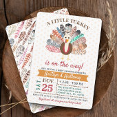 Invitation Petite Turquie En Route ! Baby shower de Thanksgiv