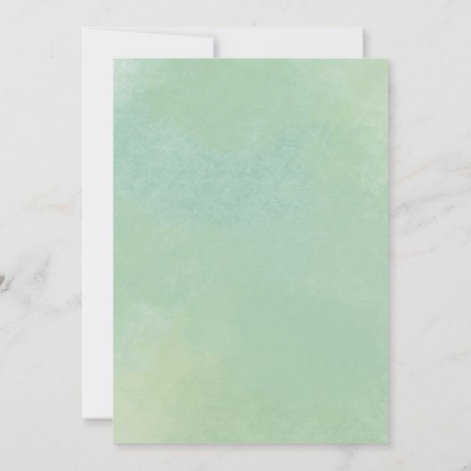 Invitation Petite végétation Citrouille automnale | Baby show (Dos)