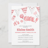 Invitation Petites choses mignonnes C'est un Baby shower de f (Devant)