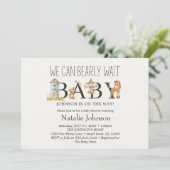 Invitation Petites fermes de pépinière Animaux Baby shower In (Debout devant)