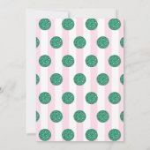 Invitation Petites filles de Pickleball Anniversaire (Dos)