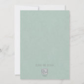 Invitation Petites Fleurs Blanches Enregistrer La Date (Dos)