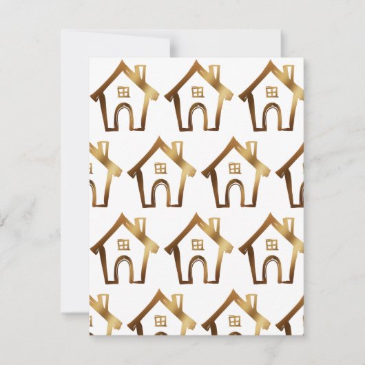 Invitation Petites maisons que nous avons déplacé Gold et Whi (Devant)