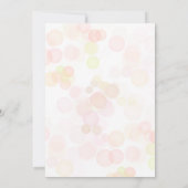 Invitation Petites papillons Fleurs sauvages colorés Annivers (Dos)