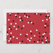 Invitation Petits animaux ROUGE LADYBUG (Dos)