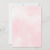 Invitation Petits Citrouilles Couples Jeune fille Baby shower (Dos)