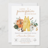 Invitation Petits Citrouilles Vêtements de bébé Baby shower I (Devant)