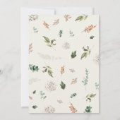 Invitation Petits Citrouilles Vêtements de bébé Baby shower I (Dos)