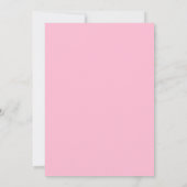 Invitation Petits coeurs de bonbons Baby shower (Dos)