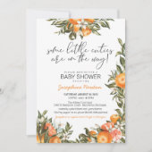 Invitation Petits cuties Twins ou Multiples Baby shower (Devant)