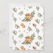 Invitation Petits cuties Twins ou Multiples Baby shower (Dos)