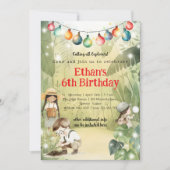 Invitation Petits explorateurs anniversaire de enfant (Devant)