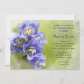 Invitation Petits Fleurs de Jardin Violets Brunch du Lendemai (Devant)